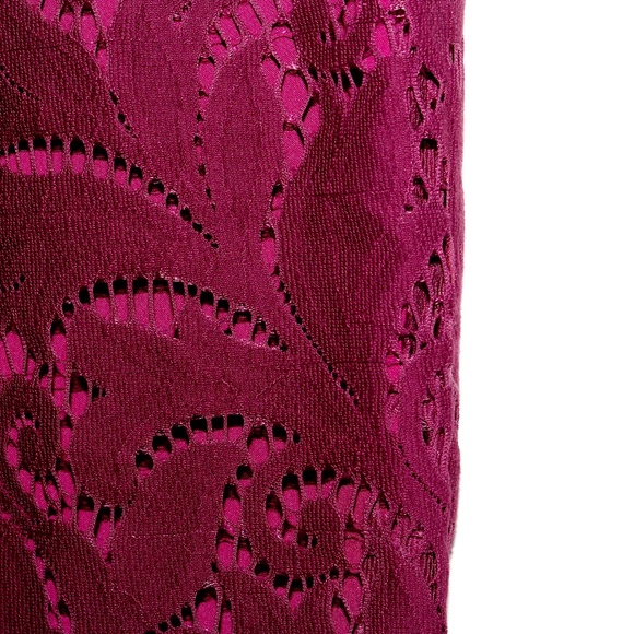 Cabi "Plumberry Frolic" Lace Overlay Skirt - Picture 9 of 12